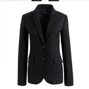 J.‎ Crew Super 120's Wool Lined Blazer - Size 2 - Black